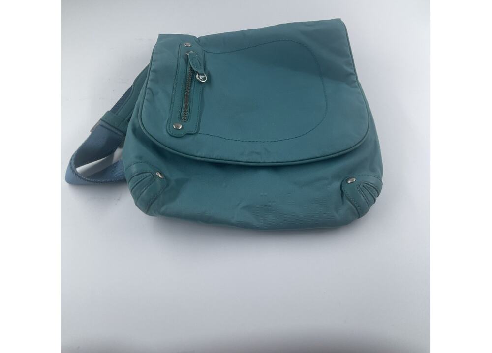 TUMI Teal Nylon Crossbody Bag